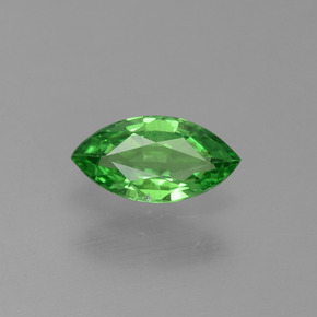 Grenat tsavorite vert naturelle marquise, 0,29 ct, VVS-VS