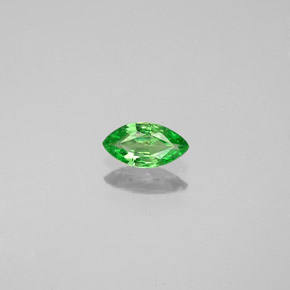 Grenat tsavorite vert naturelle marquise, 0,25 ct, SI