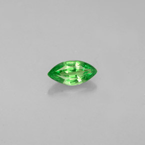 Grenat tsavorite vert naturelle marquise, 0,28 ct, VVS-VS