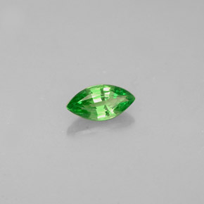 Grenat tsavorite vert naturelle marquise, 0,28 ct, VVS-VS