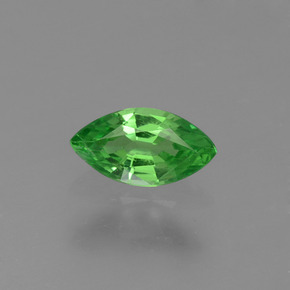 Grenat tsavorite vert naturelle marquise, 0,28 ct, VVS-VS