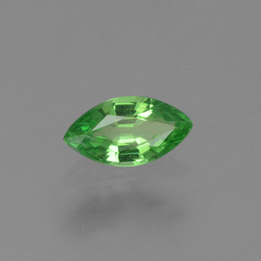 Grenat tsavorite vert naturelle marquise, 0,28 ct, VVS-VS