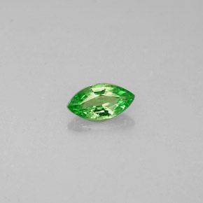 Grenat tsavorite vert chrome naturelle marquise, 0,27 ct, VVS-VS