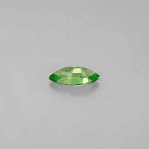 Grenat tsavorite vert chrome naturelle marquise, 0,27 ct, VVS-VS