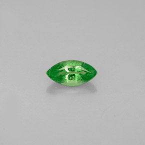 Grenat tsavorite vert naturelle marquise, 0,32 ct, VVS-VS