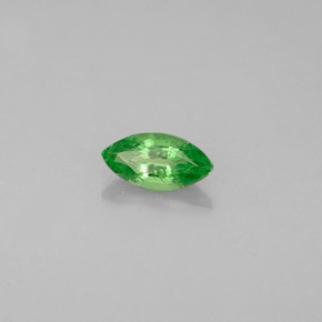 Grenat tsavorite vert naturelle marquise, 0,32 ct, VVS-VS