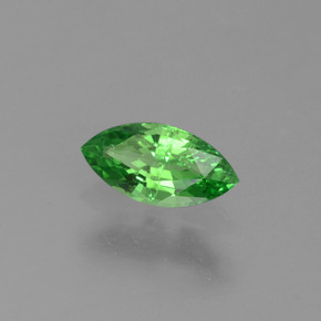 Grenat tsavorite vert naturelle marquise, 0,26 ct, VVS-VS