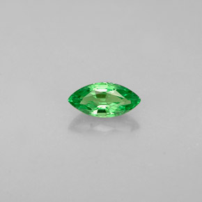 Grenat tsavorite vert chrome naturelle marquise, 0,30 ct, VVS-VS