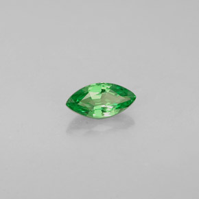 Grenat tsavorite vert chrome naturelle marquise, 0,30 ct, VVS-VS