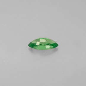Grenat tsavorite vert chrome naturelle marquise, 0,30 ct, VVS-VS