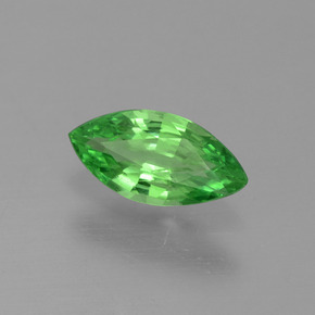 Grenat tsavorite vert naturelle marquise, 0,36 ct, VVS-VS