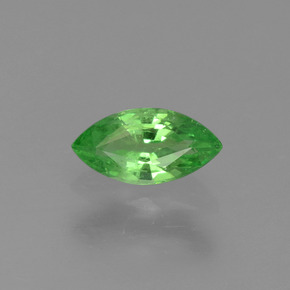 Grenat tsavorite vert naturelle marquise, 0,31 ct, VVS-VS