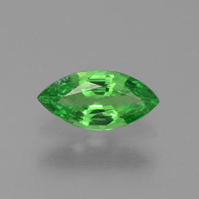 Grenat tsavorite vert naturelle marquise, 0,37 ct, VVS-VS