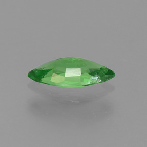 Grenat tsavorite vert naturelle marquise, 0,37 ct, VVS-VS