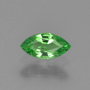 Grenat tsavorite vert naturelle marquise, 0,32 ct, VVS-VS