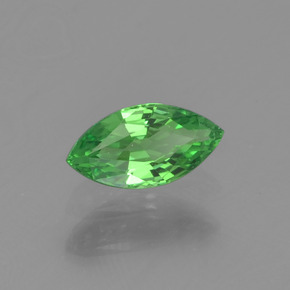 Grenat tsavorite vert naturelle marquise, 0,32 ct, VVS-VS