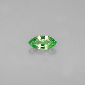 Grenat tsavorite vert naturelle marquise, 0,29 ct, VVS-VS