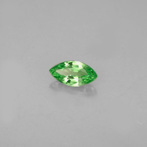 Grenat tsavorite vert naturelle marquise, 0,29 ct, VVS-VS