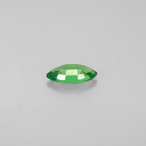 Grenat tsavorite vert naturelle marquise, 0,31 ct, VVS-VS