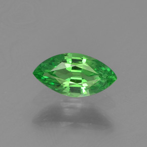 Grenat tsavorite vert naturelle marquise, 0,33 ct, VVS-VS