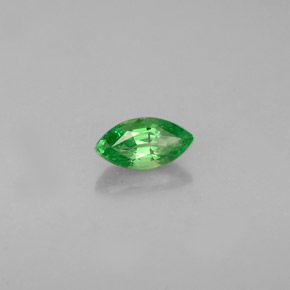 Grenat tsavorite vert naturelle marquise, 0,34 ct, VVS-VS