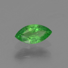 Grenat tsavorite vert naturelle marquise, 0,30 ct, VVS-VS