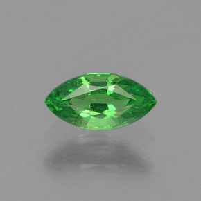 Grenat tsavorite vert naturelle marquise, 0,32 ct, VVS-VS