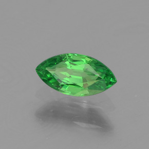 Grenat tsavorite vert naturelle marquise, 0,32 ct, VVS-VS