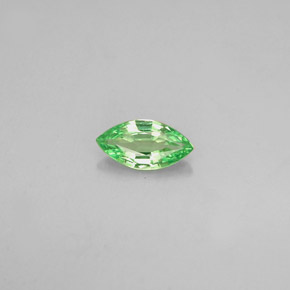 Grenat tsavorite vert naturelle marquise, 0,27 ct, VVS-VS