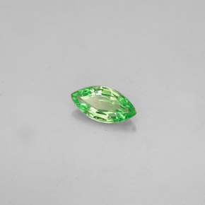 Grenat tsavorite vert naturelle marquise, 0,27 ct, VVS-VS