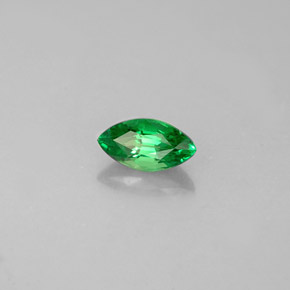 Grenat tsavorite vert naturelle marquise, 0,36 ct, VVS-VS
