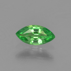 Grenat tsavorite vert naturelle marquise, 0,27 ct, VVS-VS