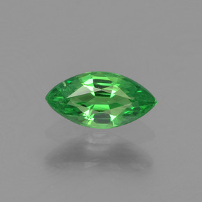 Grenat tsavorite vert naturelle marquise, 0,29 ct, VVS-VS