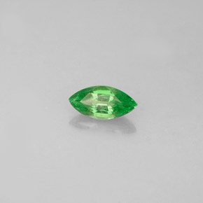 Grenat tsavorite vert naturelle marquise, 0,26 ct, VVS-VS
