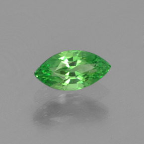 Grenat tsavorite vert naturelle marquise, 0,32 ct, VVS-VS