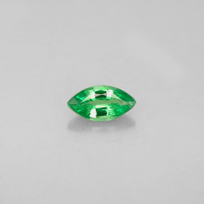 Grenat tsavorite vert naturelle marquise, 0,27 ct, VVS-VS