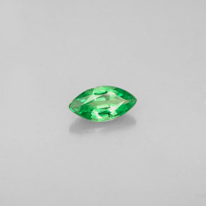 Grenat tsavorite vert naturelle marquise, 0,27 ct, VVS-VS