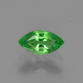 Grenat tsavorite vert naturelle marquise, 0,31 ct, VVS-VS