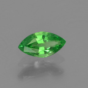 Grenat tsavorite vert naturelle marquise, 0,31 ct, VVS-VS