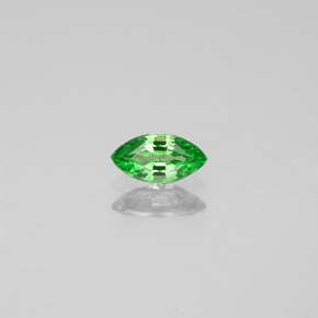 Grenat tsavorite vert naturelle marquise, 0,28 ct, VVS-VS