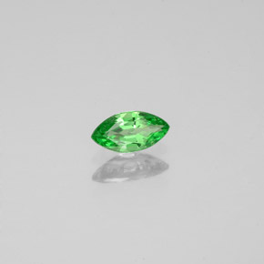 Grenat tsavorite vert naturelle marquise, 0,28 ct, VVS-VS