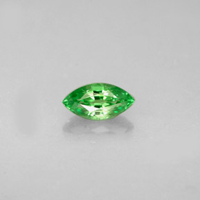 Grenat tsavorite vert naturelle marquise, 0,35 ct, VS