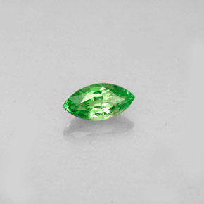 Grenat tsavorite vert naturelle marquise, 0,35 ct, VS