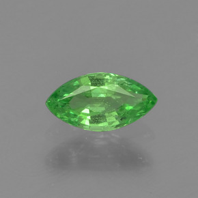 Grenat tsavorite vert naturelle marquise, 0,31 ct, VVS-VS