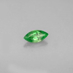 Grenat tsavorite vert naturelle marquise, 0,29 ct, VVS-VS