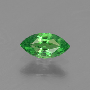 Grenat tsavorite vert naturelle marquise, 0,31 ct, VVS-VS