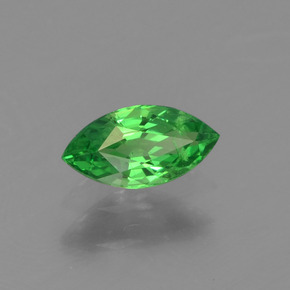 Grenat tsavorite vert naturelle marquise, 0,31 ct, VVS-VS