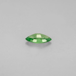 Grenat tsavorite vert naturelle marquise, 0,26 ct, VVS-VS