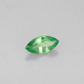 Grenat tsavorite vert naturelle marquise, 0,27 ct, VVS-VS