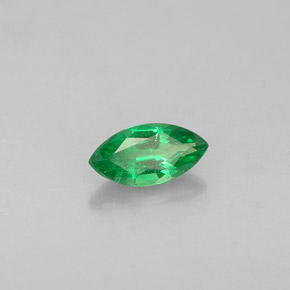 Grenat Tsavorite Vert chrome naturelle Marquise, 0.29 ct, VVS-VS